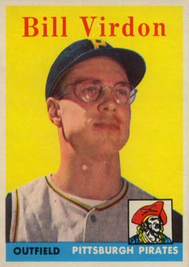 1958 Topps Bill Virdon #198 Baseball Card