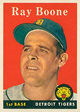 1958 Topps Ray Boone #185 Baseball Card