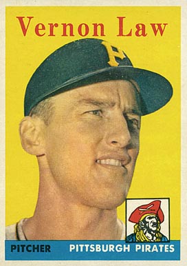 1958 Topps Vernon Law #132 Baseball Card