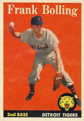 1958 Topps Frank Bolling #95 Baseball Card