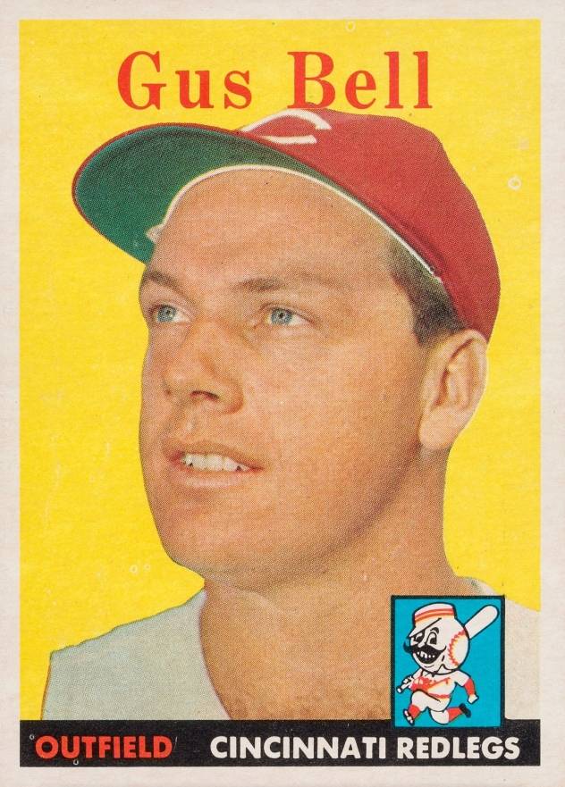 1958 Topps Gus Bell #75 Baseball Card