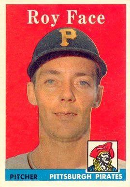 1958 Topps Roy Face #74 Baseball Card