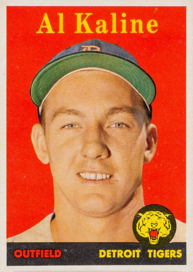 1958 Topps Al Kaline #70y Baseball Card