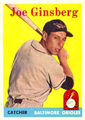 1958 Topps Joe Ginsberg #67 Baseball Card