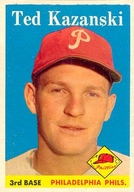 1958 Topps Ted Kazanski #36 Baseball Card
