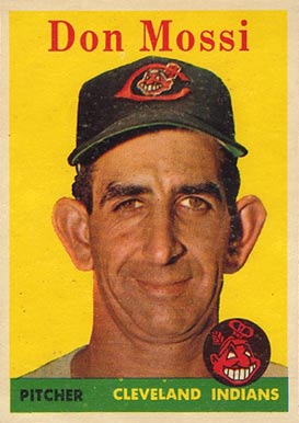 1958 Topps Don Mossi #35y Baseball Card