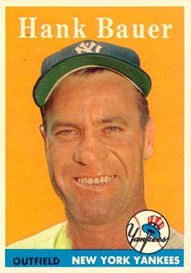 1958 Topps Hank Bauer #9 Baseball Card