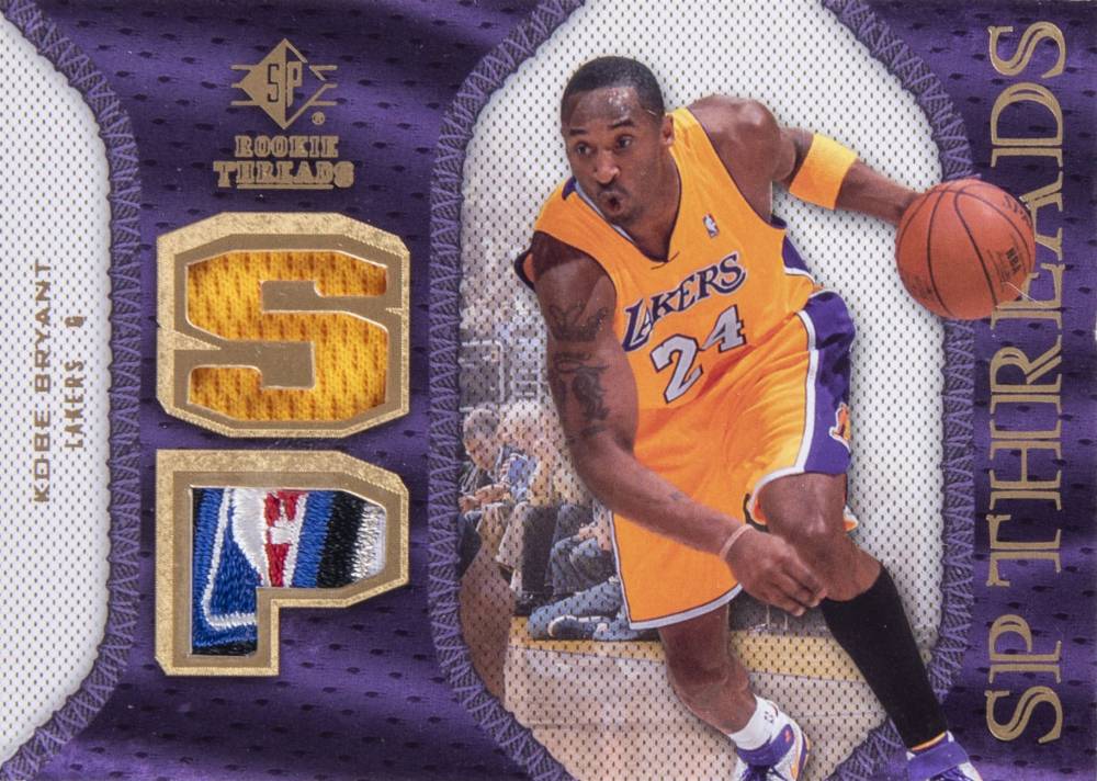 2007 SP Rookie Threads SP Threads Kobe Bryant #SP-KB Basketball Card