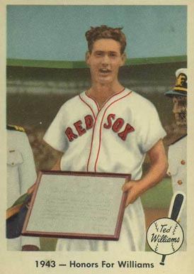 1959 Fleer Ted Williams 1943- Honors For Williams #21 Baseball Card
