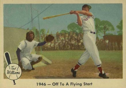 1959 Fleer Ted Williams 1946- Off To A Flying Start #26 Baseball Card
