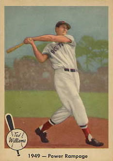 1959 Fleer Ted Williams 1949- Power Rampage #38 Baseball Card