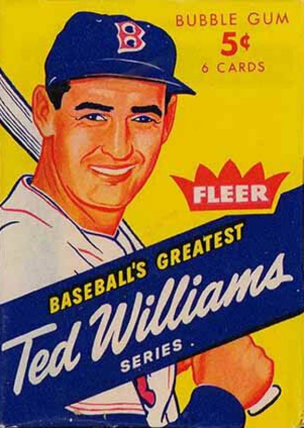 1959 Fleer Ted Williams Wax Pack #WP Baseball Card