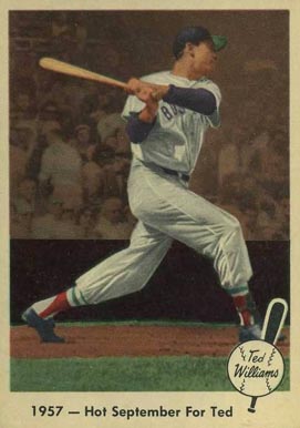 1959 Fleer Ted Williams 1957- Hot September For Ted #59 Baseball Card