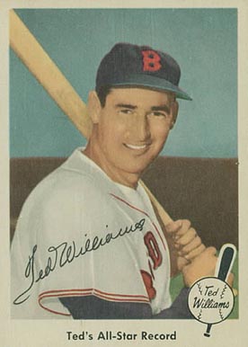 1959 Fleer Ted Williams Ted's All-Star Record #63 Baseball Card