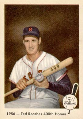1959 Fleer Ted Williams 1956- Ted Reaches 400th Homer #57 Baseball Card