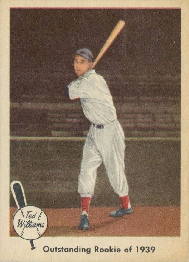 1959 Fleer Ted Williams Outstanding Rookie of 1939 #14 Baseball Card