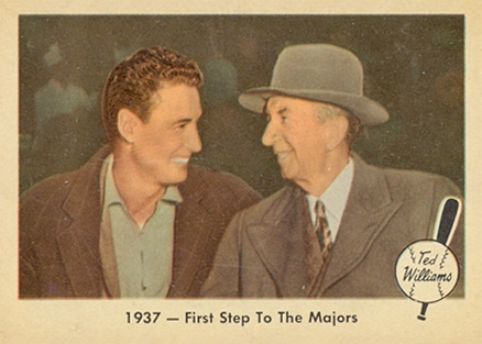 1959 Fleer Ted Williams 1937- First Step To The Majors #9 Baseball Card