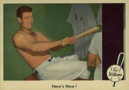 1959 Fleer Ted Williams Here's How! #74 Baseball Card