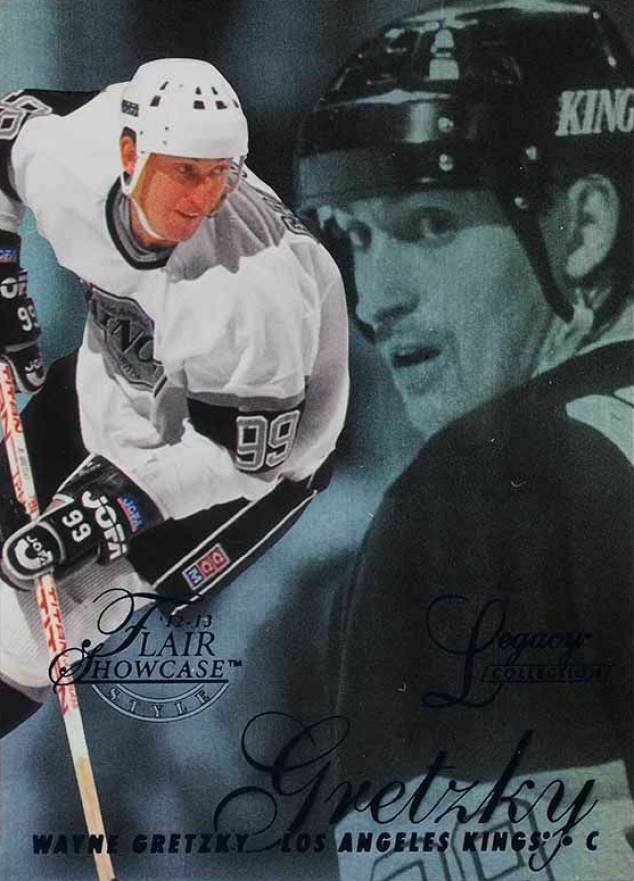 2012 Fleer Retro Flair Showcase Row 2 Wayne Gretzky #19 Hockey Card