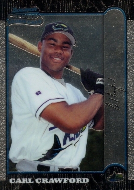 1999 Bowman Chrome Carl Crawford #440 Baseball Card