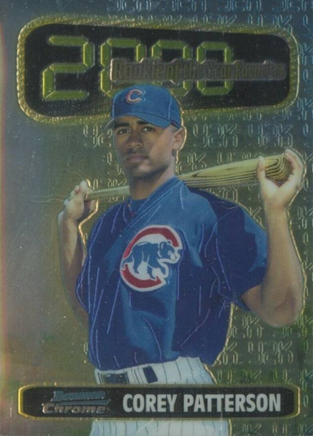 1999 Bowman Chrome Roy Favorites Corey Patterson #ROY8 Baseball Card