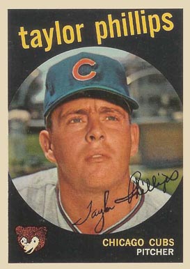 1959 Topps Taylor Phillips #113 Baseball Card