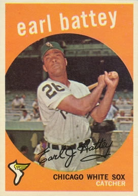 1959 Topps Earl Battey #114 Baseball Card