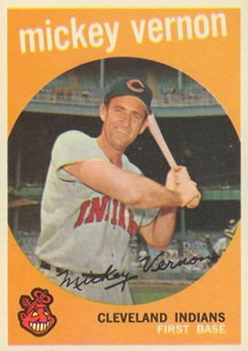 1959 Topps Mickey Vernon #115 Baseball Card