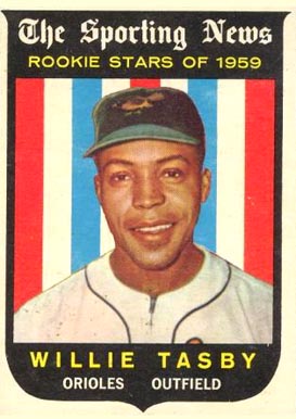 1959 Topps Willie Tasby #143 Baseball Card