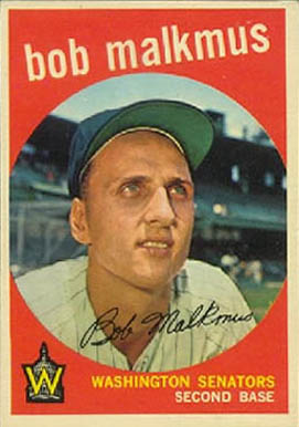 1959 Topps Bob Malkmus #151 Baseball Card