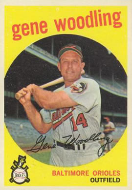 1959 Topps Gene Woodling #170 Baseball Card