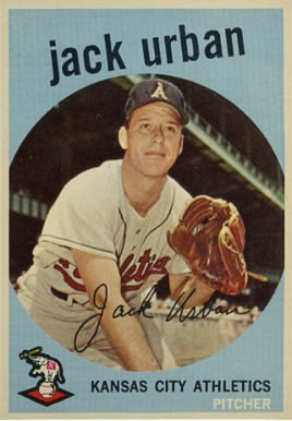 1959 Topps Jack Urban #18 Baseball Card