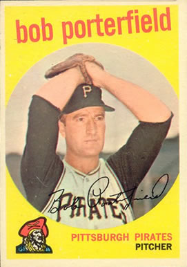 1959 Topps Bob Porterfield #181 Baseball Card