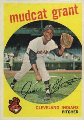 1959 Topps Mudcat Grant #186 Baseball Card