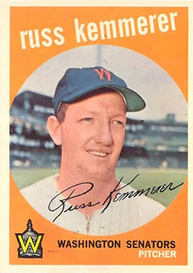 1959 Topps Russ Kemmerer #191 Baseball Card