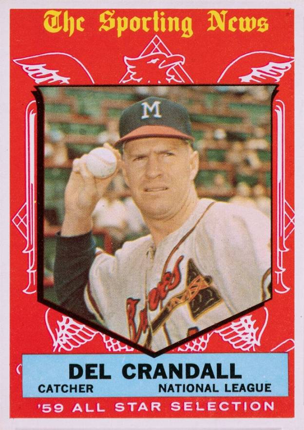 1959 Topps Del Crandall #567 Baseball Card