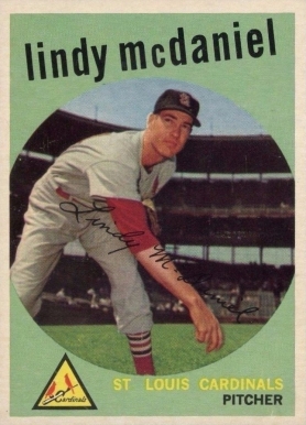 1959 Topps Lindy McDaniel #479 Baseball Card