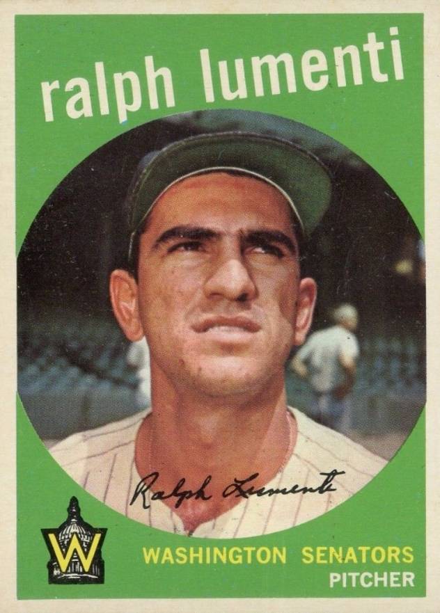 1959 Topps Ralph Lumenti #316o Baseball Card