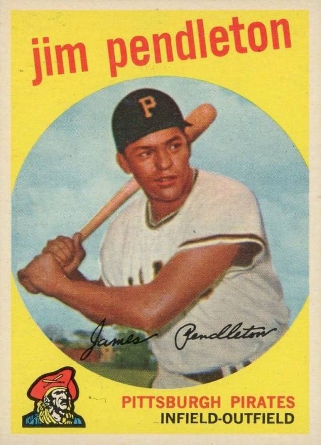 1959 Topps Jim Pendleton #174 Baseball Card