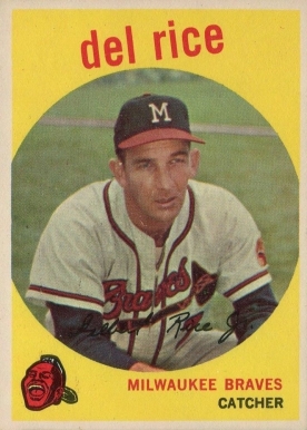 1959 Topps Del Rice #104 Baseball Card