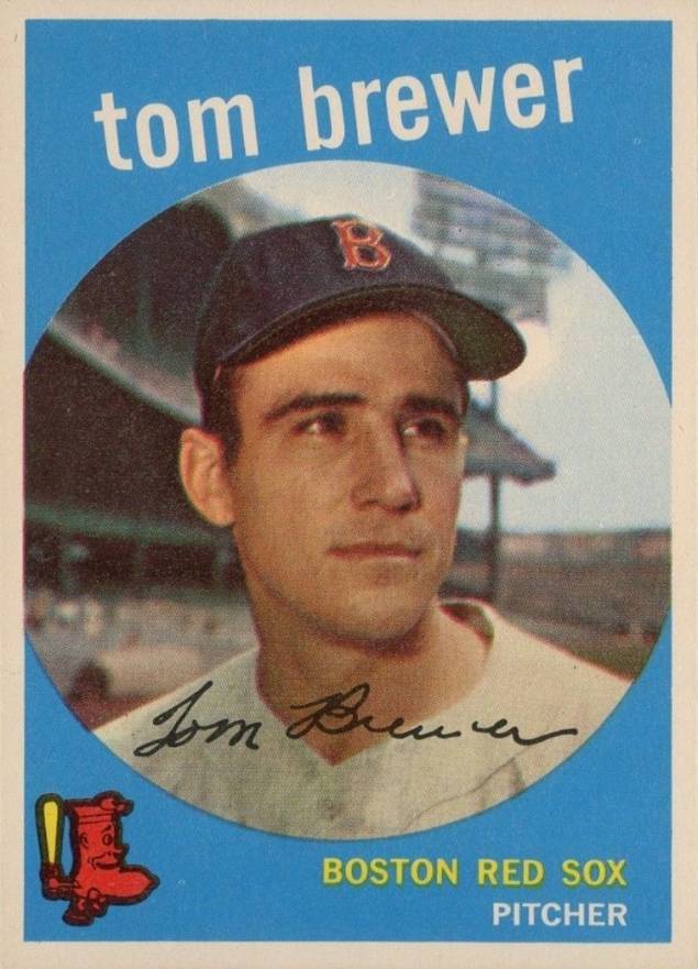 1959 Topps Tom Brewer #55 Baseball Card