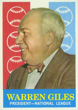 1959 Topps Warren Giles #200 Baseball Card