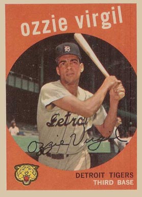 1959 Topps Ozzie Virgil #203 Baseball Card