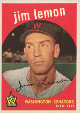 1959 Topps Jim Lemon #215 Baseball Card