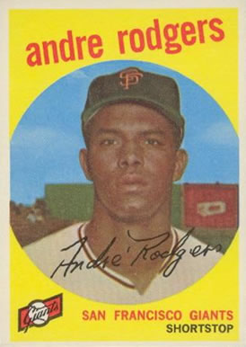 1959 Topps Andre Rodgers #216 Baseball Card