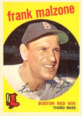 1959 Topps Frank Malzone #220 Baseball Card