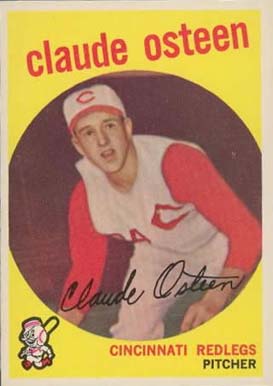 1959 Topps Claude Osteen #224 Baseball Card