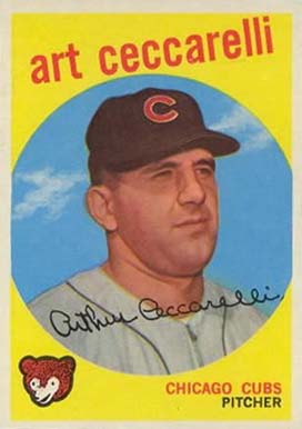 1959 Topps Art Ceccarelli #226 Baseball Card