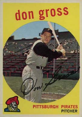 1959 Topps Don Gross #228 Baseball Card