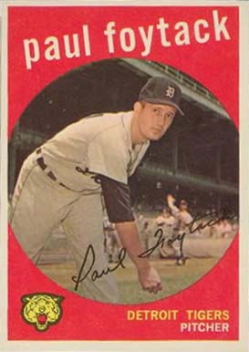 1959 Topps Paul Foytack #233 Baseball Card